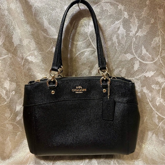 Coach Shoulder Bag w/ gold tone crossbody chain unbranded - Picture 4 of 9